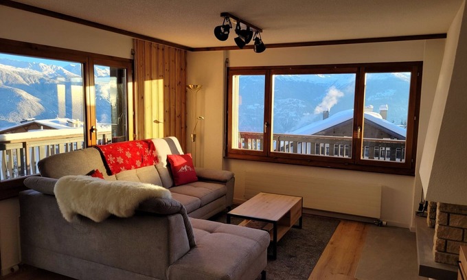 Randogne Apartamento | Mandarin B 19 by Interhome