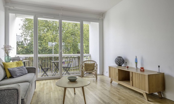 Beaulieu-Mangin Apartamento | MANGIN : warm flat in the heart of Nantes