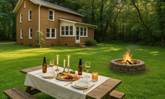 Forest Oaks Casa | Manila Ridge Escape | Trails, Fire Pit, 50 Acres