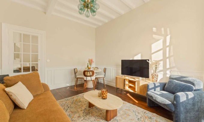 Touques Apartamento | Manoir du Vert Galant 4 people accomodation Private Garden Fully Furnished CC Deauville