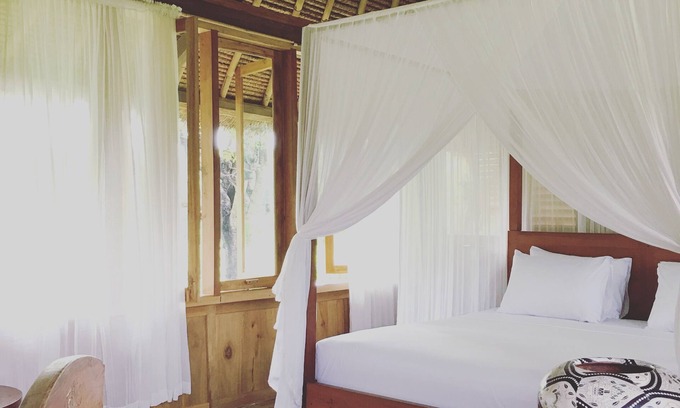 Gili Air Cabina | Manusia Dunia Green Lodge ¬ Casa de madera