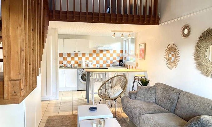 Le Penon Apartamento | MARENSIN residence. Duplex flat, close to the Bourdaines beach