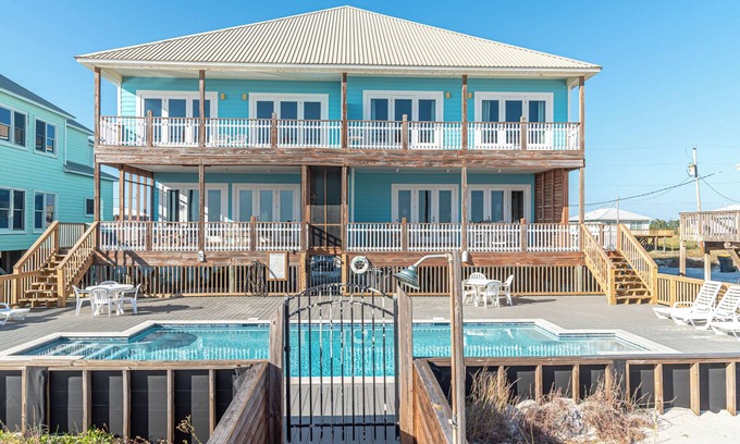 Southpointe Casa | Margarittaville West. Professionally decorated, Gulf front, 6 BR 4 BA.