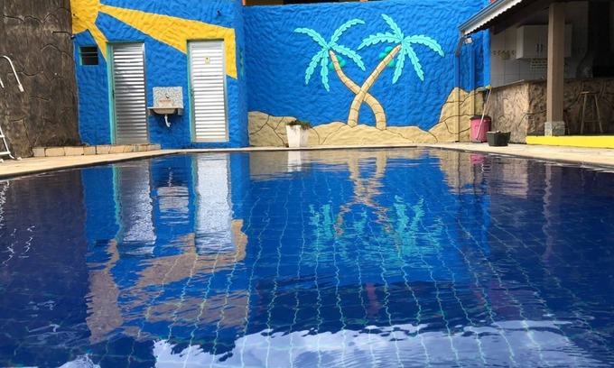 Jarinu Casa | Mariana granja 2 - Piscina climatizada, sala de fiestas, cancha de fútbol