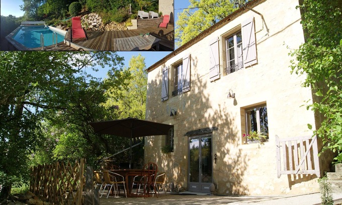 La Bachellerie Casa | Casa Marianne y piscina en el corazón de la naturaleza del Périgord Negro