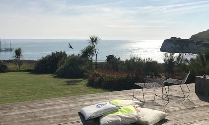 Freshwater Bay Villa | Marine Villa - stunning sea views above Freshwater Bay..