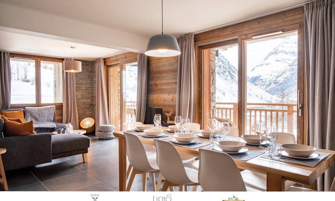 Bonneval-sur-Arc Apartamento | Marmotte 104 - Bright apartment up to 8/9 guests in front of the chairlift
