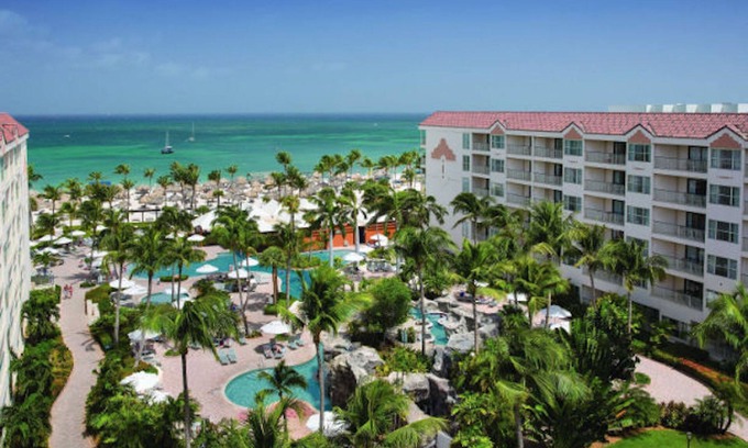 Palm Beach Complejo | Marriott's Aruba Ocean Club- Palm Beach, dos dormitorios, Villa Oceanfront Resort