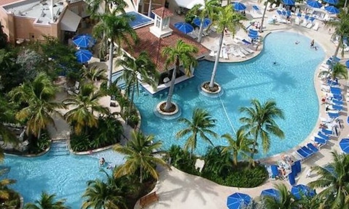 Rye Apartamento | Marriott’s Aruba Surf Club 2 bedroom villa with ocean view