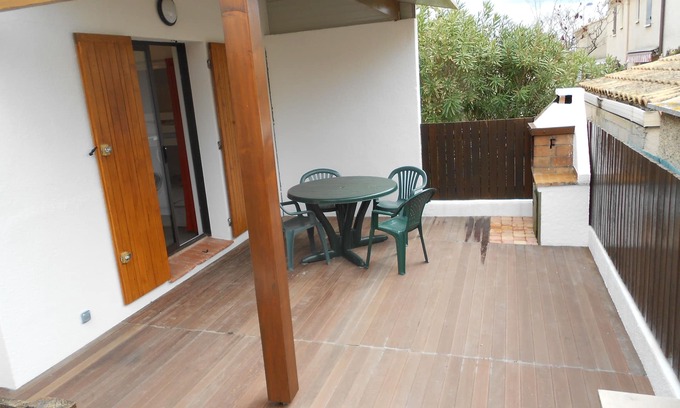 Marseillan Plage Apartamento | Promo Marseillan Plage F2 + terraza grande, 5 personas, cerca del mar / tiendas