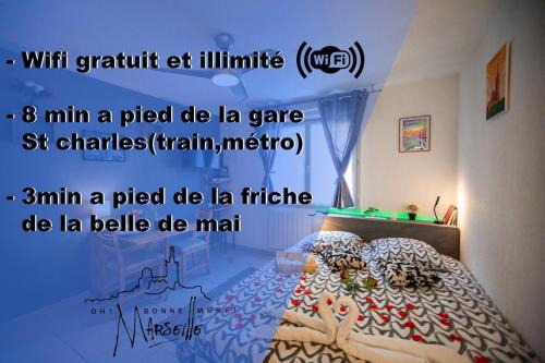 Saint-Charles Apartamento | Marseille Gare SNCF Saint Charles, city center