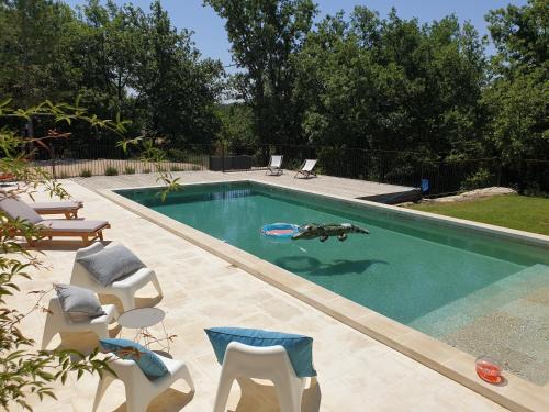 Roussillon Casa | Mas de la Chêneraie Blanche, Maison de vacances avec piscine en Luberon