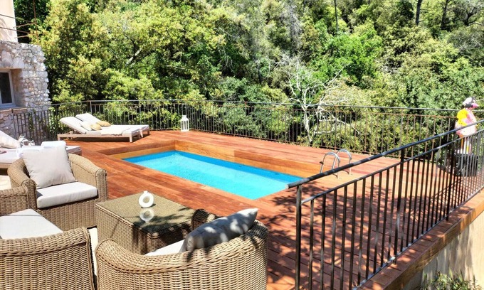 La Colle-sur-Loup Cama Y Desayuno | Mas des Arts & Spa