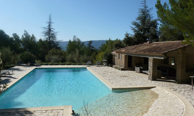 Gordes Casa | Encanto y carácter, piscina climatizada excepcional, piscina 17x7Ver Luberon