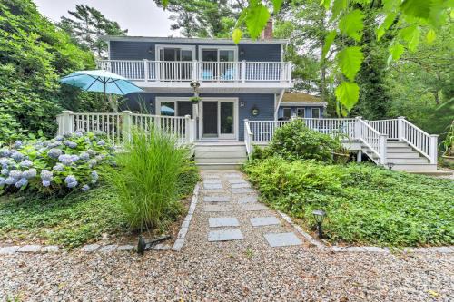 Mashpee Casa | Mashpee House with Wraparound Deck Steps to Beach!