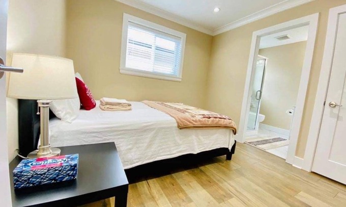 Queensborough Casa | Master bedroom with private bathroom in New home