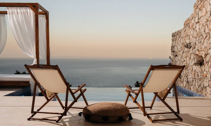 Varvara Villa | Masterful Zakynthos Villa | Villa Stan | 1 Bedroom | Breathtaking Sea Views | Spacious Furnished Sun Terrace | Private Outdoor Pool | Shaded Outdoor Dining Area | Agios Nikolaos