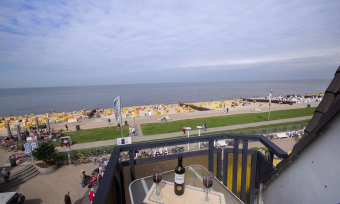 Duhnen Apartamento | MB36 - Apartment with panoramic sea view at Duhner Strand for 4 persons