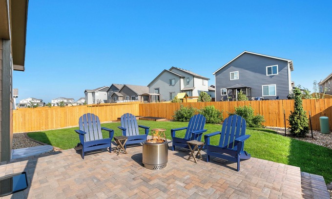 Longmont Casa | Mead Vacation Rental: Fenced Backyard & Fire Pit!
