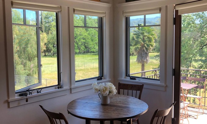Ojai Cabaña | Meadow cottage between downtown Ojai and Shelf Road trailhead less than .5 mile