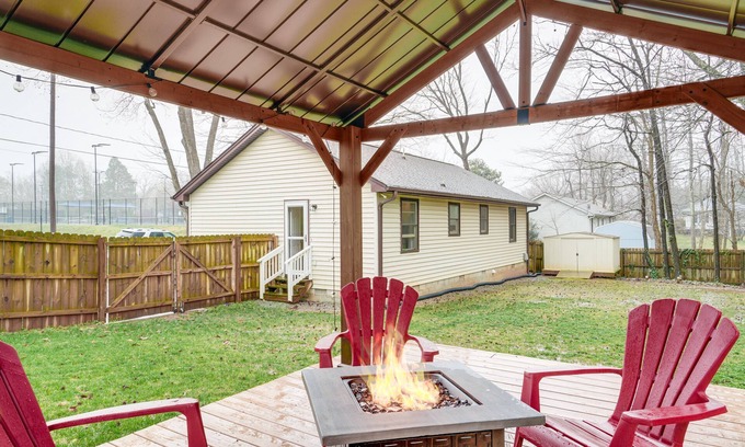 Mebane Casa | Mebane Home w/ Private Yard: Steps to Downtown!