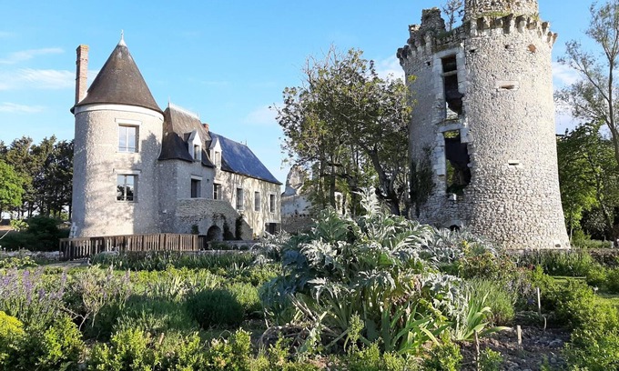 Saint-Bauld Cabaña | Castillo medieval con piscina privada y jardín, se aceptan mascotas