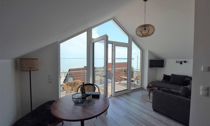 Hohwacht Apartamento | Meeresblick " Strandkieker " Haus 3, WE 45