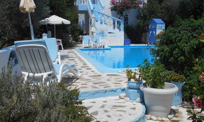Marathokampos Apartamento | Meltemia Studio Samos With Pool