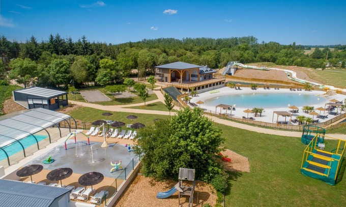 Aubigny-les-Clouzeaux Casa | Mer et Nature | Piscine | Mobil-home 4p + Wi-Fi