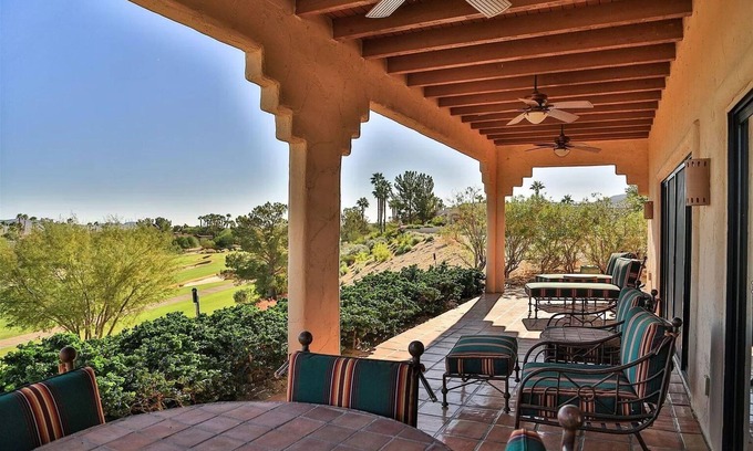 Borrego Springs Casa | Mesquite style villa on golf course with amazing desert and mountain views
