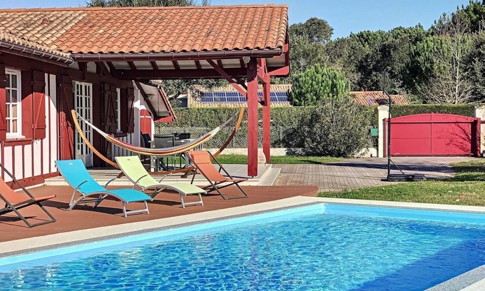 Messanges Casa | MESSANGES, villa para 8 con piscina climatizada
