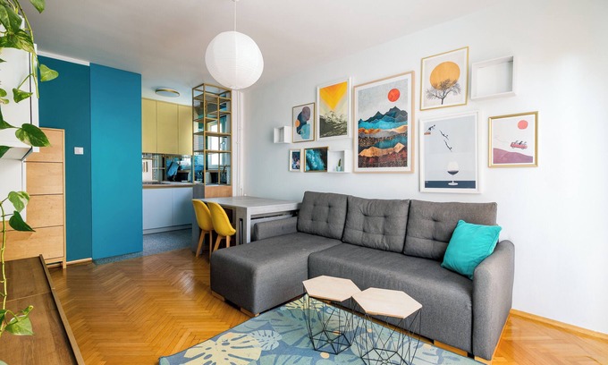 Bielany Apartamento | Metro Słodowiec Charming Apartment
