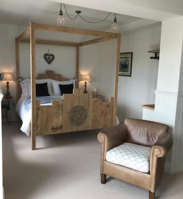 Portmellon Apartamento | Mevagissey Boutique Flatlet with sea and countryside views