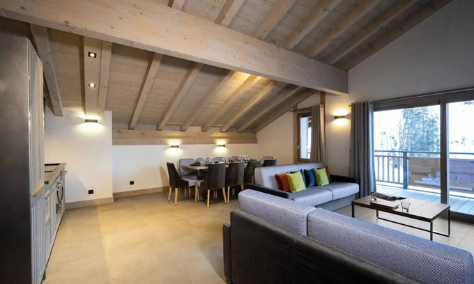 Le Grand-Bornand Apartamento | MGM Hotels & Residences - Residence Le Roc des Tours **** - 5 Room Apartment 10 People Prestige Mountain View