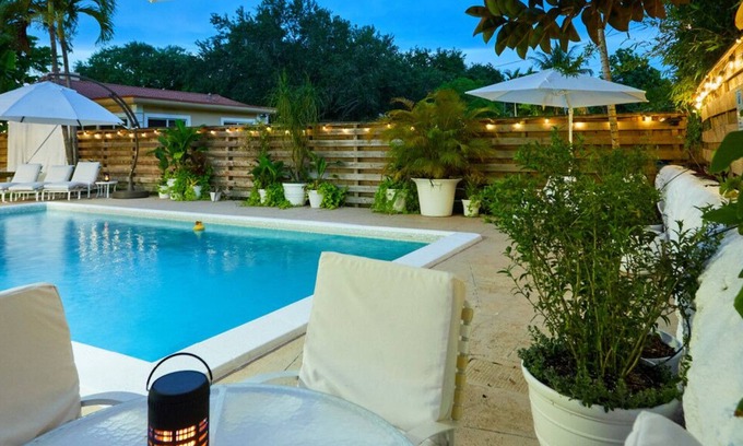 El Portal Casa | Miami Oasis w/ Heated Pool & Concierge-Style Hosting