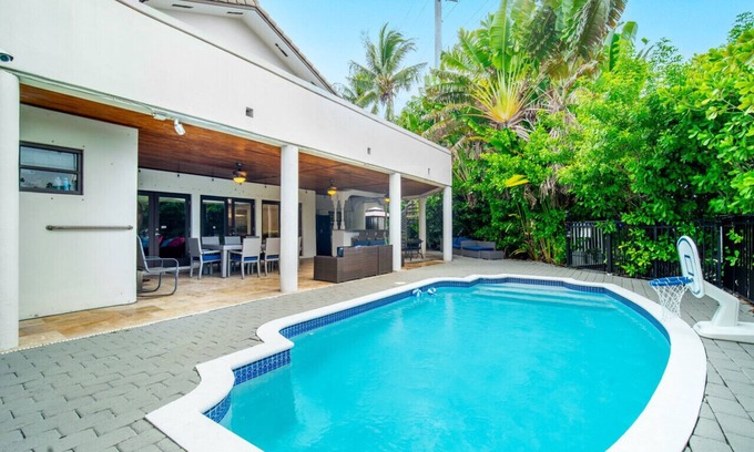 Miami Shores Casa | Miami Shores Waterfront Dream:The Ultimate 4,400+ Sq Ft Oasis with Cinema & Pool