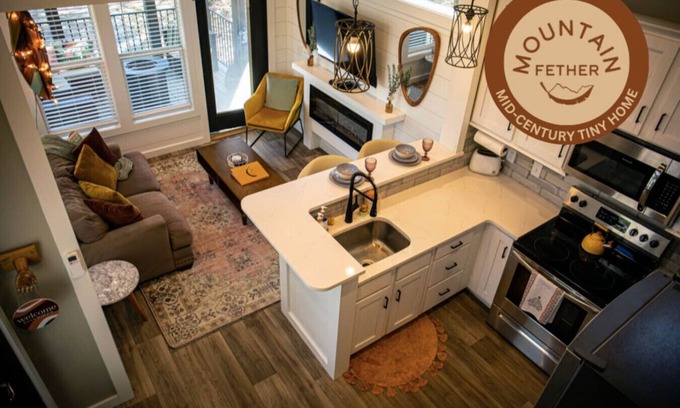 Mentone Casa | Mid-Century Modern Cabin - Mountain Fether