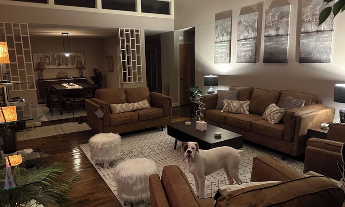 Terry Sanford Casa | Mid-Century Modern Luxury. Sleeps 12. Pool Table and Ping Pong Table.