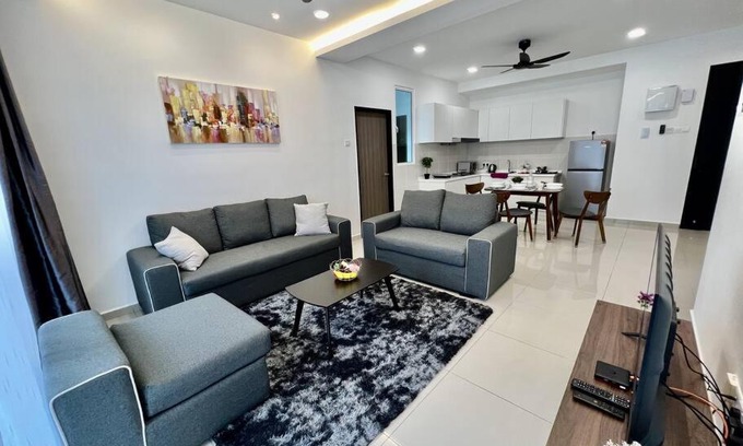 Malacca City Apartamento | Middle Town Breezy Stay {Novo8} 4pax-Wifi