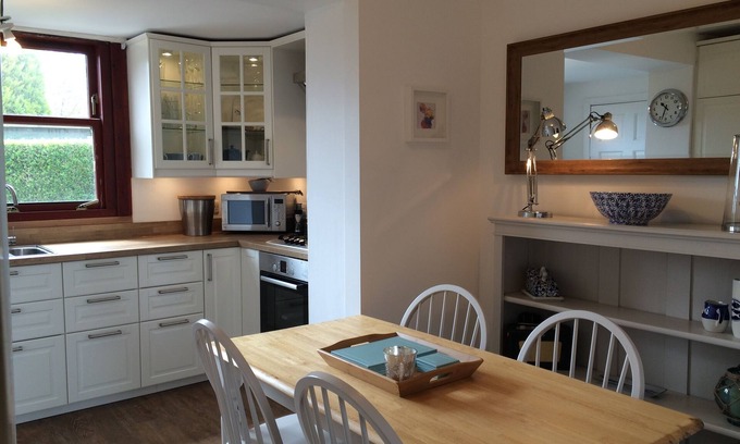 Gullane Cabaña | Middleshot Cottage 2 hab jardín LGE, paseo a la playa y el golf nr Edinburgh