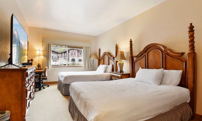 Zermatt Villa | Villa 2086 1 cama doble con cama grande y 1 baño