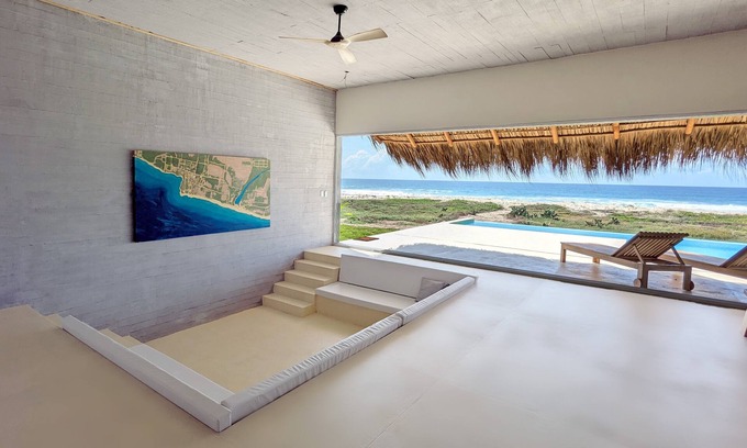 Santa María Colotepec Villa | Mikasa Eco Villa on Puertecito's Pristine Beach