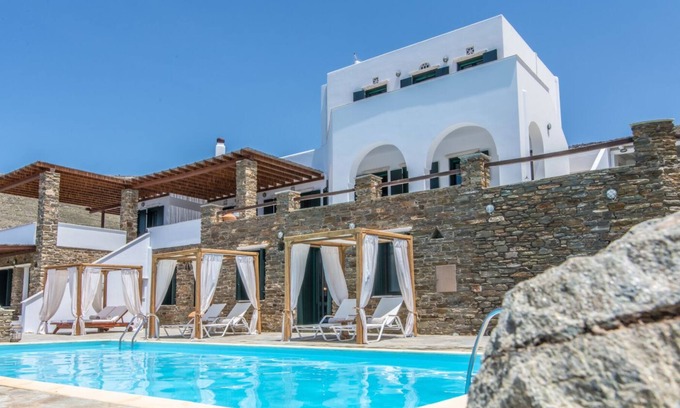 Exomvourgo Villa | Miléia Villa Tinos | Villa en la Isla de Tinos