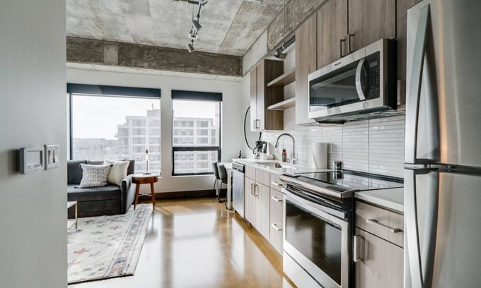 Warehouse District Apartamento | Minnestay * Sable 58 ♥ Vistas de esquina Mpls ♥ North Loop