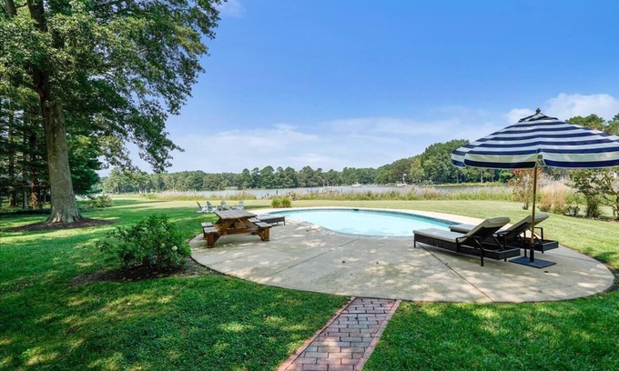 Unionville Casa | Minutes from Downtown Easton and St. Michaels | Pool | Private Dock