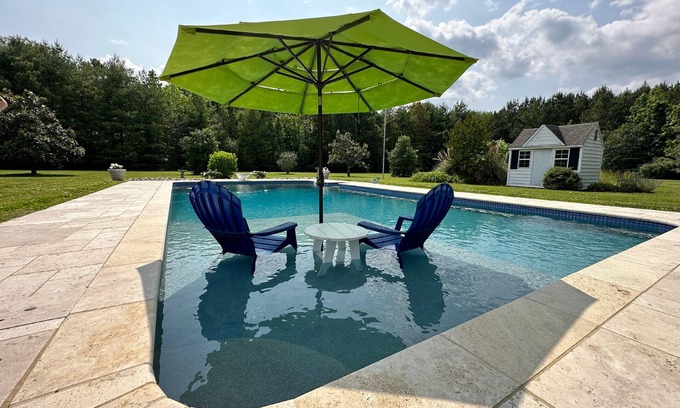Easton Casa | Minutes from Downtown Easton and St. Michaels | Pool | 1st Floor Bedroom | Pet F