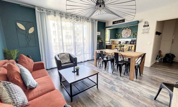 Epinay-sur-Seine Apartamento | 【Mister BIG】appart extra large -10 pers-2 parkings