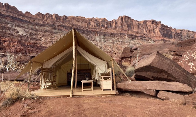 Moab Cabina | Moab Glamping Luxury Private Tent for 2