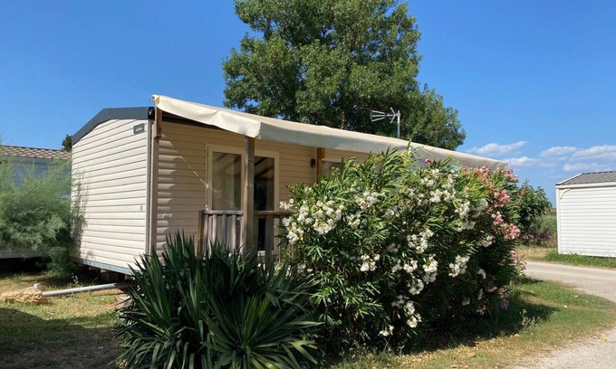Villeneuve-les-Maguelone Casa | Mobil-home Riviera flower, 4pers 2ch, at Camping de l'Arnel