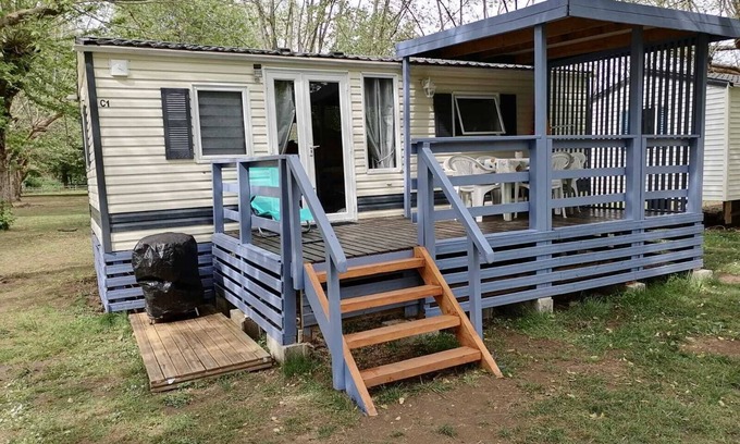 Carlux Casa | Mobil Home à Partager en Famille ou Entre Amis, à Quelques Mètres de la Dordogne